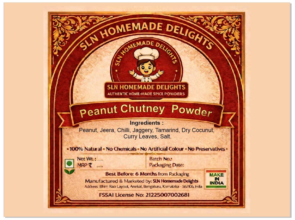 Peanut Chutney Pudi